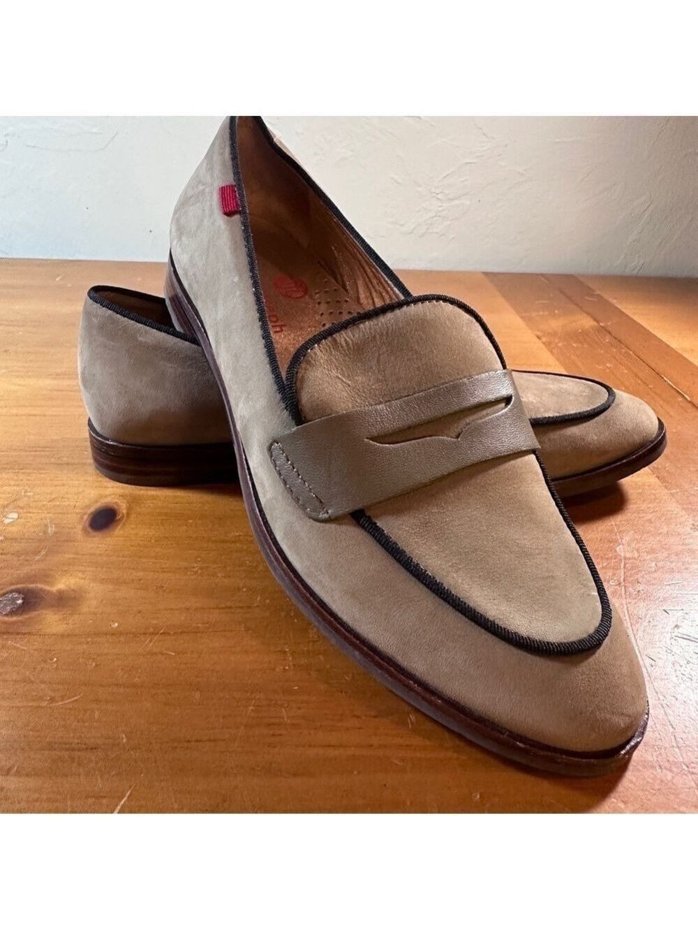 Marc Joseph Tan Leather Bryant Park Women’s Loafers - Size 6